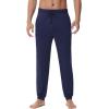 imageWiWi Men s Pajama Pants Sports Bottoms Sleep Pant with PocketsViscose from Bamboo SXXLNavy