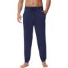 imageWiWi Men s Pajama Pants Sports Bottoms Sleep Pant with PocketsViscose from Bamboo SXXLNavy