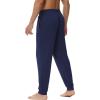 imageWiWi Men s Pajama Pants Sports Bottoms Sleep Pant with PocketsViscose from Bamboo SXXLNavy