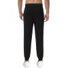 imageWiWi Mens Athletic Joggers Casual Gym Sweatpants Drawstring French Terry Workout Lounge Pants with Pockets SXXLBlack