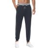 imageWiWi Mens Athletic Joggers Casual Gym Sweatpants Drawstring French Terry Workout Lounge Pants with Pockets SXXLCharcoalLight Grey