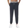 imageWiWi Mens Athletic Joggers Casual Gym Sweatpants Drawstring French Terry Workout Lounge Pants with Pockets SXXLCharcoalLight Grey