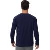 imageWiWi Mens Long Sleeve Tees Moisture Wicking Athletic Shirts Viscose from Bamboo Lightweight Fishing Crew Neck TShirt SXXLNavy