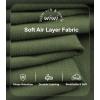 imageWiWi Mens Summer Track Suits 2 Piece Short Sleeve Top Shorts Sweatsuit Outfits with Pockets Soft Casual Loungewear SXXLOlive Green
