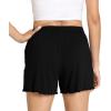 imageWiWi Pajama Shorts for Women  Viscose Made from Bamboo Soft Sleep Shorts Casual Pj Bottoms SXXLBlack