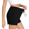 imageWiWi Pajama Shorts for Women  Viscose Made from Bamboo Soft Sleep Shorts Casual Pj Bottoms SXXLBlack