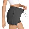 imageWiWi Pajama Shorts for Women  Viscose Made from Bamboo Soft Sleep Shorts Casual Pj Bottoms SXXLIron Grey