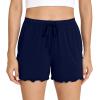 imageWiWi Pajama Shorts for Women  Viscose Made from Bamboo Soft Sleep Shorts Casual Pj Bottoms SXXLNavy