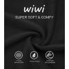 imageWiWi Pajama Top for Men Mens Lightweight Long Sleeve Tees Crewneck Sweatshirt Loungewear PJs Sleepwear Tees SXXLBlack