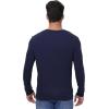 imageWiWi Pajama Top for Men Mens Lightweight Long Sleeve Tees Crewneck Sweatshirt Loungewear PJs Sleepwear Tees SXXLNavy