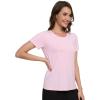 imageWiWi Pajama Top for Women Short Sleeve Scoop Neck Pajamas Soft Viscose from Bamboo Basic Solid TShirt PJ SXXLPink