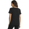 imageWiWi Viscose from Bamboo Pajama Tops for Women Soft Short Sleeve Tee Sleep Shirts V Neck TShirt Pjs Top Sleepwear SXXLAblack