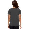 imageWiWi Viscose from Bamboo Pajama Tops for Women Soft Short Sleeve Tee Sleep Shirts V Neck TShirt Pjs Top Sleepwear SXXLAcharcoal Heather
