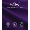 imageWiWi Viscose from Bamboo Pajama Tops for Women Soft Short Sleeve Tee Sleep Shirts V Neck TShirt Pjs Top Sleepwear SXXLAdark Purple