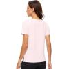imageWiWi Viscose from Bamboo Pajama Tops for Women Soft Short Sleeve Tee Sleep Shirts V Neck TShirt Pjs Top Sleepwear SXXLAlight Pink