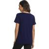 imageWiWi Viscose from Bamboo Pajama Tops for Women Soft Short Sleeve Tee Sleep Shirts V Neck TShirt Pjs Top Sleepwear SXXLAnavy