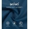 imageWiWi Viscose from Bamboo Pajama Tops for Women Soft Short Sleeve Tee Sleep Shirts V Neck TShirt Pjs Top Sleepwear SXXLApeacock Blue