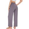imageWiWi Viscose from Bamboo Womens Casual Loose Wide Leg Pants Pajama Bottoms Drawstring Sweatpants Palazzo Pjs Bottom SXXLApurplish Grey