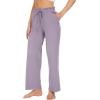 imageWiWi Viscose from Bamboo Womens Casual Loose Wide Leg Pants Pajama Bottoms Drawstring Sweatpants Palazzo Pjs Bottom SXXLAviolet