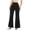 imageWiWi Viscose from Bamboo Womens Casual Loose Wide Leg Pants Pajama Bottoms Drawstring Sweatpants Palazzo Pjs Bottom SXXLBblack