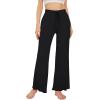 imageWiWi Viscose from Bamboo Womens Casual Loose Wide Leg Pants Pajama Bottoms Drawstring Sweatpants Palazzo Pjs Bottom SXXLBblack