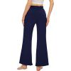 imageWiWi Viscose from Bamboo Womens Casual Loose Wide Leg Pants Pajama Bottoms Drawstring Sweatpants Palazzo Pjs Bottom SXXLBnavy