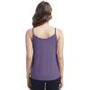 imageWiWi Womens Camisole Adjustable Spaghetti Straps Undershirt Soft Tank Tops Bamboo Viscose Cami Sleepwear SXXLBlavender