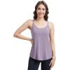 imageWiWi Womens Camisole Adjustable Spaghetti Straps Undershirt Soft Tank Tops Bamboo Viscose Cami Sleepwear SXXLBviolet