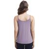 imageWiWi Womens Camisole Adjustable Spaghetti Straps Undershirt Soft Tank Tops Bamboo Viscose Cami Sleepwear SXXLBviolet
