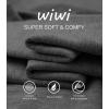 imageWiWi Womens French Terry Yoga Pants Soft Viscose from Bamboo Lounge Pants Wide Leg Sweatpants with Pockets SXXLCharcoal Heather