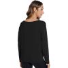imageWiWi Womens Long Sleeve Shirts Pullover Tops Base Layer Slim Fit Viscose from Bamboo Tunic SXXLBlack
