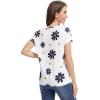 imageWiWi Womens Pajama Tops Soft Crew Neck Sleep Shirt Loose Short Sleeves TShirt Viscose from Bamboo SXXLDaisy