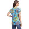imageWiWi Womens Pajama Tops Soft Crew Neck Sleep Shirt Loose Short Sleeves TShirt Viscose from Bamboo SXXLDatura