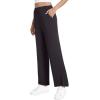 imageWiWi Womens Sweatpants Loose Casual Lounge Work Pants Lightweight Trousers Yoga Pant with Pockets SXXLCharcoal