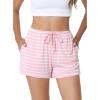 C-pink White Stripe