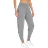 imageWiWi Joggers for Women with Pockets High Waist Workout Yoga Tapered Sweatpants Womens Lounge Pants SXXLHeather Grey