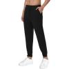 imageWiWi Mens Athletic Joggers Casual Gym Sweatpants Drawstring French Terry Workout Lounge Pants with Pockets SXXLBlack