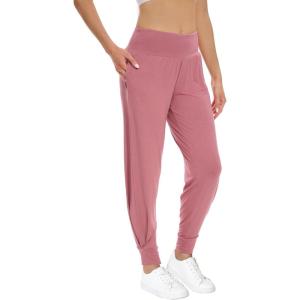 imageWiWi Joggers for Women with Pockets High Waist Workout Yoga Tapered Sweatpants Womens Lounge Pants SXXLDusty Rose