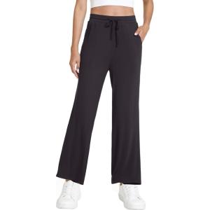 imageWiWi Womens Sweatpants Loose Casual Lounge Work Pants Lightweight Trousers Yoga Pant with Pockets SXXLCharcoal