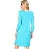 imageWiWi Nightgowns for Women Soft Long Sleeve Nightgown Plus Size Sleep Shirt Pajama Gown Viscose from Bamboo S4XAturquoise