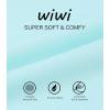 imageWiWi Womens Viscose from Bamboo Nightgowns Long Sleeve Crewneck Sleepshirts Casual Loose Gown Soft Sleep Shirt SXXLDaqua