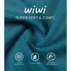 imageWiWi Womens Viscose from Bamboo Nightgowns Long Sleeve Warm Nighties Sleepshirts Loose Vneck Sleepwar Pjs Dress SXXLDark Teal