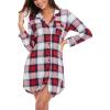 Navy/Red Plaid