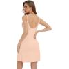 imageWiWi Bamboo Viscose Slip Nightgowns for Women Sexy Chemises Nightshirt Full Slips Spaghetti Strap Sleep Dress SXXLBeige