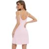 imageWiWi Bamboo Viscose Slip Nightgowns for Women Sexy Chemises Nightshirt Full Slips Spaghetti Strap Sleep Dress SXXLPink