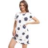 imageWiWi Nightgowns for Women Soft Short Sleeve Gowns Sleepwear Sleep Shirts Cool Nightwear Viscose from Bamboo SXXLDaisy