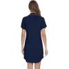 imageWiWi Nightgowns for Women Viscose from Bamboo Short Sleeve Pajama Gowns Button Down Nightshirts SXXLNavy