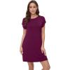 imageWiWi Nightgowns for Women Viscose from Bamboo Soft Nightgown Ladies Sleep Gowns SXXLMulberry