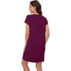 imageWiWi Nightgowns for Women Viscose from Bamboo Soft Nightgown Ladies Sleep Gowns SXXLMulberry