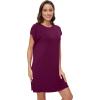imageWiWi Nightgowns for Women Viscose from Bamboo Soft Nightgown Ladies Sleep Gowns SXXLMulberry